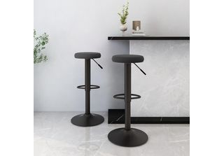Best MöBel Sgabello Da Bar 2 Pezzi In Velluto Nero - Sgabello Da Bar CL9680109 …