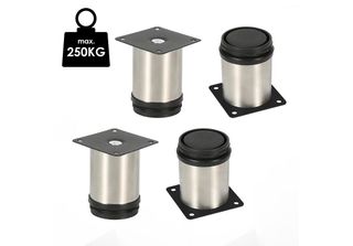 4X Mobili Gambe Divano Supporto Gamba Regolabile Armadio Gamba Armadio Divano G…