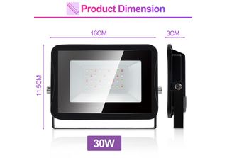 Fiqops 30W Rgb Proiettore IP67 Proiettore Cambia Colore Per Esterni