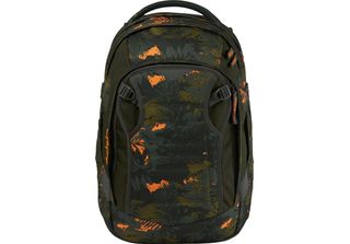Satch Zaino Della Scuola Match Jurassic Jungle Oliva