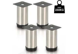 4X Mobili Gambe Divano Supporto Gamba Regolabile Armadio Gamba Armadio Divano G…