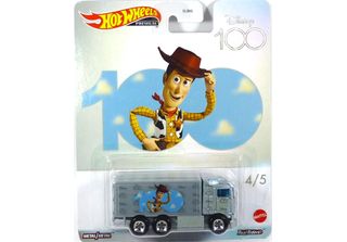 Hot Wheels DLB45-HKC92 Hiway Hauler "Woody"" Blu Ghiaccio - Modellino Auto Disn…