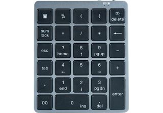 N970 Prokeyboard, Tastierino Numerico Wireless, 28 Tasti, Bluetooth, Usb, Tasti…