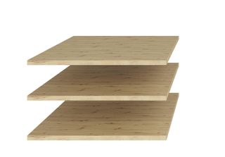 Set Di 3 Scaffali Per Armadi Olika - Rovere Artisan