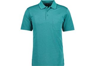 Polo Jaquard 340 Smaragd Taglia Xxl