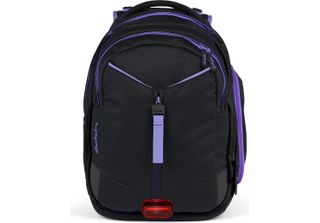 Satch Zaino Della Scuola Con Scomparto Per Laptop Match Purple Phantom Nero