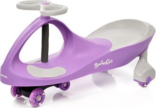 Swing Car Meteor Swingo Auto Scivolo Viola Per I Bambini Mantenere L'equilibrio…