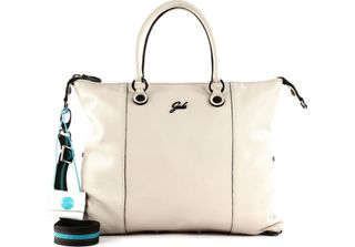 Gabs Pelle Borsa A Tracolla G3 Plus Tg Bull Black Shoulder Bag Stone Avorio