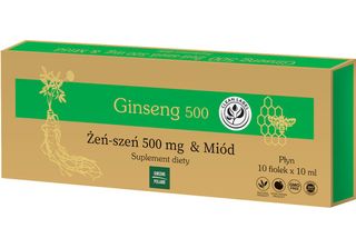 Ginseng 500 Ginseng + Miele 10X10Ml Fiala (Verde) Ginseng Polonia