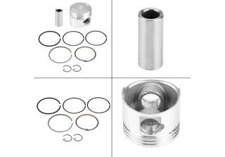 Pistone, Pistone Moto, Pistone 43 Mm, Fasce Elastiche, Montaggio Kit Pistone, M…