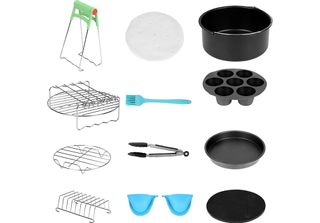 Jayseuw Accessori Per Friggitrice Ad Aria, Set Di 12 Pezzi Per Friggitrici Ad A…