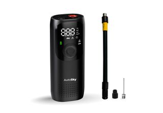 Pompa Per Pneumatici Autosky Con Torcia E Power Bank