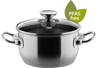 Casseruola Con Coperchio In Vetro Da 16, 20 O 24 Cm, Acciaio Inox, Lucido - Inj…
