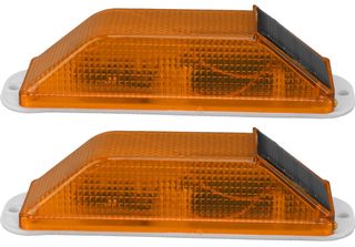 2 Pcs Solar Strobe Warning Led Lampheil Heisse Washeforte Lacon Bacon Barricade…