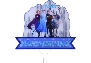 Topper Akrylowy Buon Compleanno Frozen