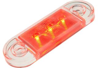 Luce Di Ingombro - Ledson - 3,3" - 8,3Cm - Rosso - 12V-24V"