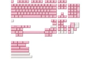 Nuphy Peach Blossom Berry Profile Dye-Sub Pbt Keycaps - Keycaps Per Tastiera Nu…