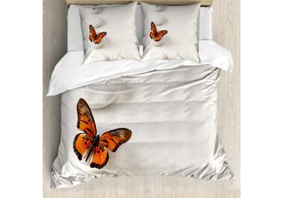 Set Copripiumino Abakuhaus Spa, Motivo Semplice Con Farfalla E Rocce Wellness P…