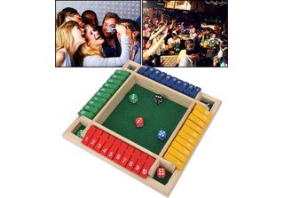 Gioco Dei Dadi Matematico In Legno Pub Bar Festa Famiglia Genitore Bambino Inte…