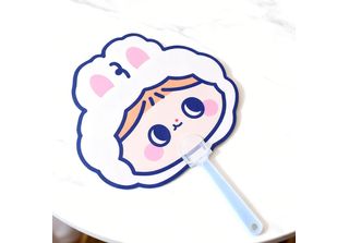 Cartoon Cute Hand Fans Pp Small Fan Portable Summer Hand Per Bambini Studentgirl