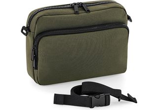 Bagbase BG242 | Modulr 2 Litre Multipocket, 26 X 19 X 7 Cm - Colore: Verde Mili…
