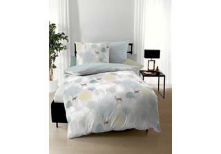 Kaeppel Biber Biancheria Da Letto Autunno Menta 155X220 Cm + 80X80 Cm
