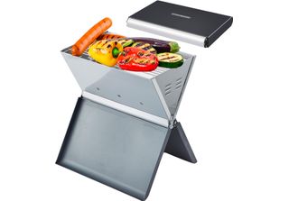 Steinborg SB-8160 Griglia Pieghevole Nera