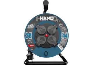 Avvolgicavo Hand Pro 20M 4X Prese 230V IP44 H05RN-F 3X2,5 Mm²