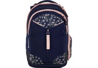 Satch Zaino Della Scuola Con Scomparto Per Laptop Match Bloomy Breeze Blu Scuro