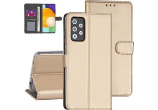 Custodia Samsung Galaxy A72 Booktype - Oro