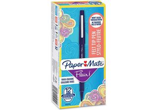 Papermate Flair Marcatore Medio Blu 12 Pz