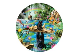 Sunsout Puzzle Panther Reflections - 500 Pezzi