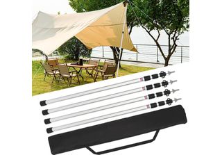 Jopassy 4X Palo Per Tenda Palo Per Allestimento Palo Per Telo Dal Design Antisc…