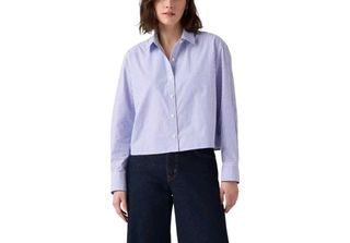 Levi's - Camicia Donna Harlie Crop Con Brillantini - Taglia M