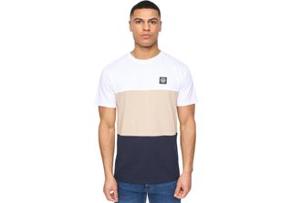 Henleys - Maglietta "Henpanel"" Da Uomo BG2042 (S) (Bianco)"