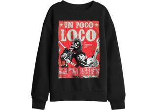 Coco - Felpa "Un Poco Loco"" Per Bambini TV29635 (128) (Nero)"