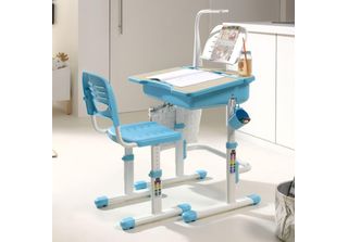 Vipack - Scrivania Multifunzionale Comfortline, Blu