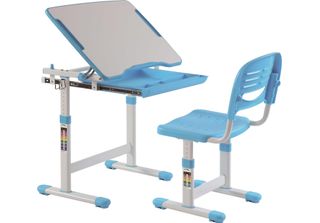 Vipack - Scrivania Multifunzionale Comfortline, Blu
