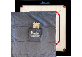 Carrom Ama-8 Mm - 12 Kg. 74X74 Cm - 82X82 Cm - Gioco Karrom - Torneo - Incluso …