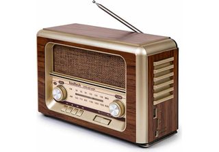 Radio Bluetooth Portatile Kooltech Retro Am/Fm