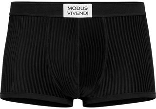 Modus Vivendi - Intimo Da Uomo Boxer Corti - Corduroy Boxer Black - 1X Taglia Xl