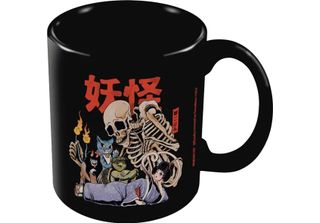 Threadless - Tazza Da Caffè "Yokai Club"" PM11375 (Taglia Unica) (Nero)"
