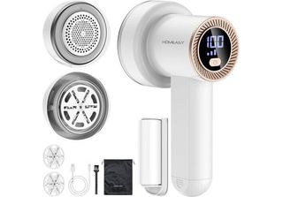Homeasy Rasoio Elettrico Portatile Rimuovi-Pelucchi Ricaricabile Display Lcd Co…