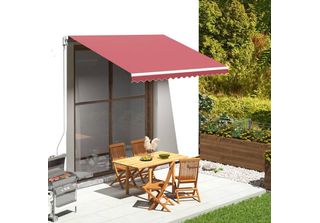 The Living Store Telo Da Sole Rosso Bordeaux 3,5X2,5 M