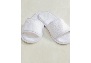 Pantofole Classiche In Spugna Towel City - Punta Aperta