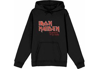 Iron Maiden - "Number Of The Beast"" Felpa Con Cappuccio Logo Per Uomo/Ladies U…