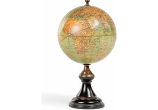 Authentic Models Globe Versailles, Globo Decorativo, Legno D'acacia, Ottone, Pl…