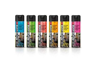 Rust-Oleum Marcatore A Terra Fluorescente 500 Ml Vernice Spray Arancione Fluore…