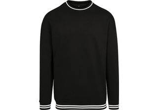 Build Your Brand BY104 | Uomo College Sweat Crew, Misto Cotone - Colore: Nero/B…