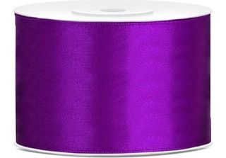 WstążKa Satynowa 50Mm X 25 M Purpurowa